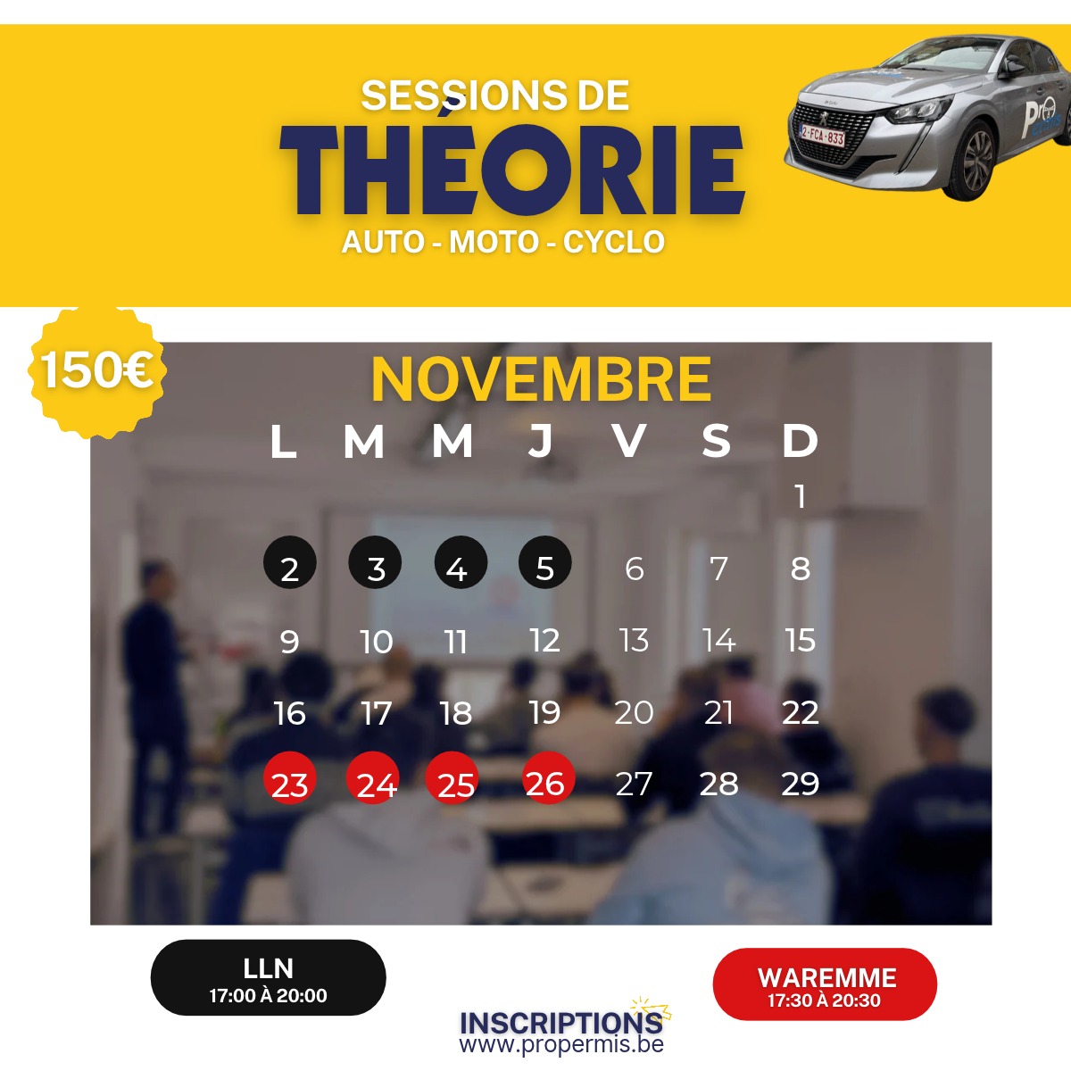 CALENDRIER THEORIE