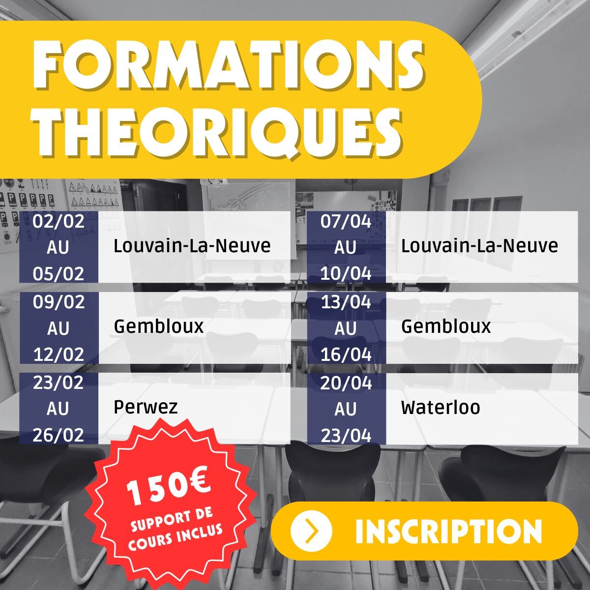 SESSIONS THEORIQUES