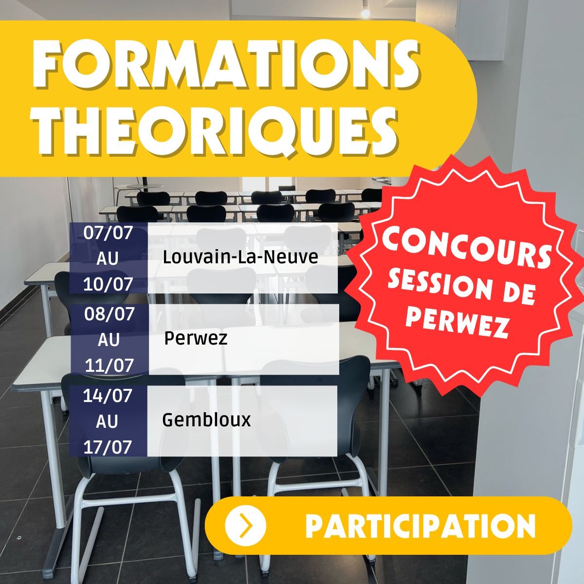 SESSIONS THEORIQUES